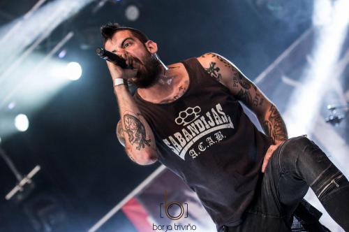 Punk en directo fotografiado por Borjatrivifoto